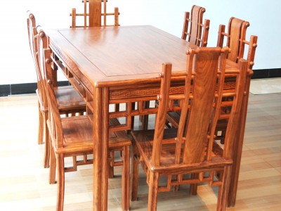 紅木餐臺7件套